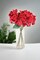 33" Red Poinsettia – Artificial Holiday Glitter Décor Flower, Christmas Faux Plant for Home, Wreaths & Centerpieces, Set of 6